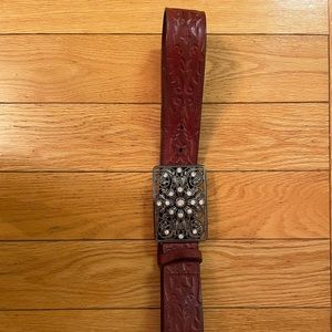 Guess Brown Leather Belt
